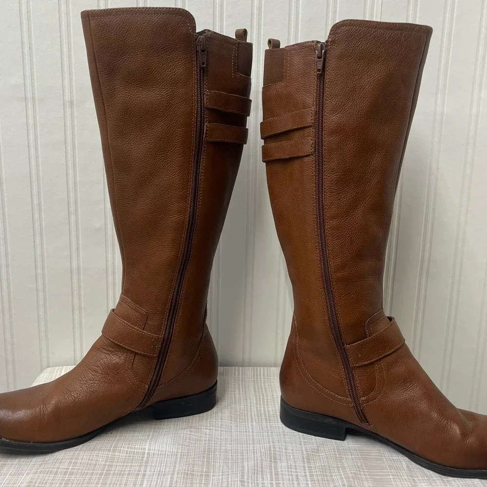 Naturalizer Tan to the Knee Boots